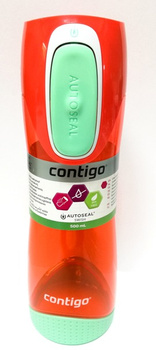 Contigo Water Bottle Swish Pink Peach 500ml