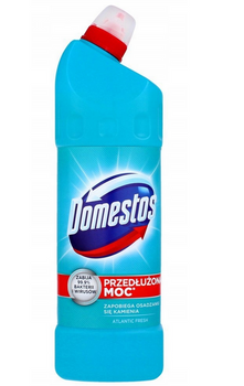 Domestos Atlantic Fresh Przedłużona Moc dezynfekujący płyn do WC 1000 ml