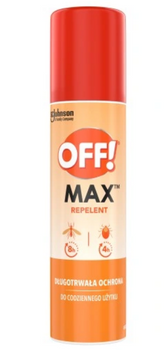 OFF Max w Aerozolu przeciw Komarom i Kleszczom 100 ml