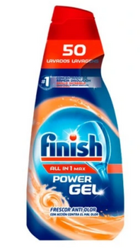 Finish All in One Power Gel Pomarańczowy Żel do zmywarki 1 L