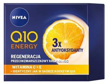 Nivea Q10 SPF15 Krem do twarzy 50 ml Przeciwzmarszczkowy na noc