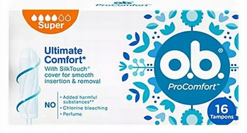 O.B. ProComfort Super Tampony 16 szt