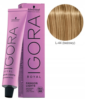 Schwarzkopf Farba Igora Royal Fashion Lights Farba Nr. L-44  60ml