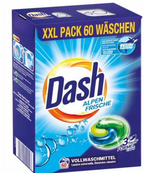 Dash Alpen Frische  3w1  Kapsułki do prania 60 szt