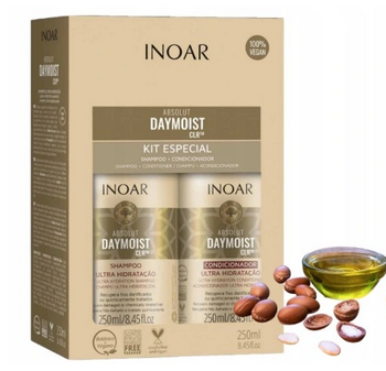 Inoar DUO Daymoist Szampon 250 ml + Odżywka 250 ml