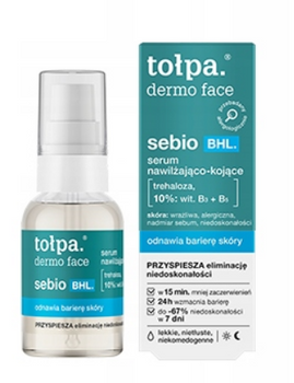 TOŁPA Dermo Face Sebio BHL Serum nawilżająco-kojące do twarzy 10% wit B3 + B5 30 ml