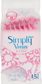 Gillette Simply Venus Maszynki do golenia jednorazowe dla kobiet 15 szt