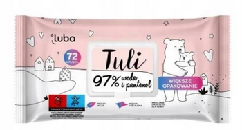 Luba Tuli Chusteczki nawilżane Pantenol 97% 72 szt