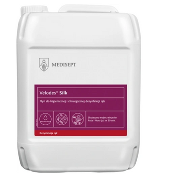 Velodes Silk 5 L Płyn do higienicznej i chirurgicznej dezynfekcji rąk Medisept