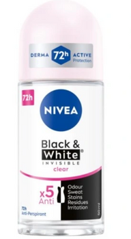 Nivea Woman Dezodorant w kulce Black White Invisible Clear 72h 50 ml
