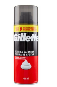 Gillette Classic Pianka do golenia Czerwona 400 ml