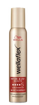 Wellaflex 5 Hitze- &UV Schutz Pianka do włosów 200 ml
