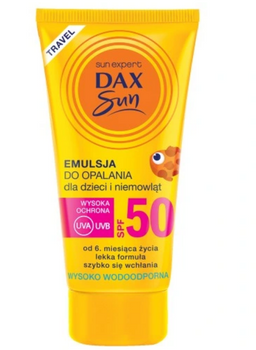 Dax Sun TRAVEL Emulsja do opalania dla dzieci SPF50 50 ml