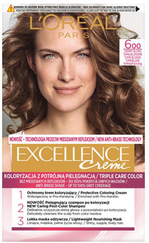 L'Oreal Paris Excellence Creme Farba do włosów  6.0 Naturalny Ciemny Blond