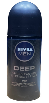 Nivea Men Deep Dry & Clean Feel  Antyperspirant w kulce dla mężczyzn 50 ml