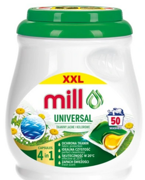 Mill Kapsułki do prania Uniwersalne XL 50 szt