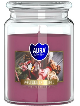 Bispol Świeca Zapachowa w Szkle 500 g  Grzane Wino