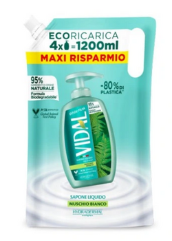 Vidal  Mydło w płynie 1200 ml Muschio Bianco Zapas