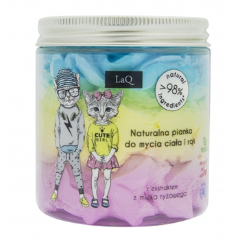 Laq 3-Kolorowa Pianka myjąca dla dzieci  130g