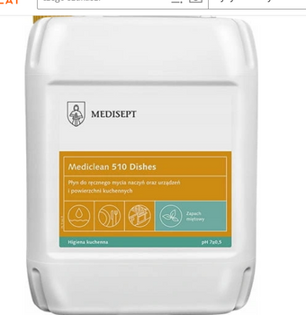 Medisept 510 Dishes 5 L  Miętowy - Koncentrat do mycia naczyń
