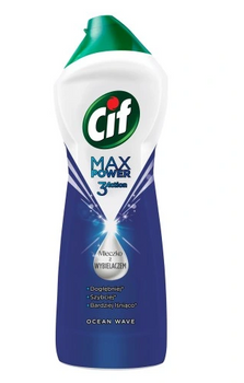Cif Max Power Ocean Wave Mleczko z wybielaczem 1001 g Niebieski