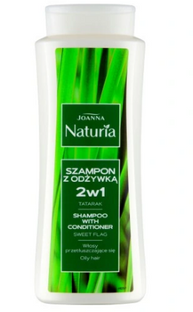 Joanna Naturia Szampon 2w1 do Włosów przetłuszczających się z Tatarakiem 500 ml