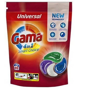 Gama Kapsułki do prania Universal  60 szt
