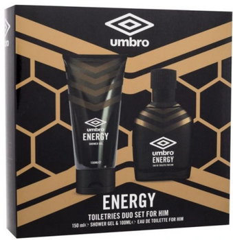 Umbro Energy Zestaw Kosmetyków dla mężczyzn Woda Toaletowa+Żel pod prysznic