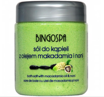 BingoSpa Sól do kąpieli z olejem makadamia i noni 580g