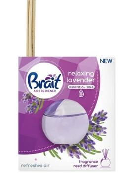 Brait Relaxing Lavender Dyfuzor zapachowy z patyczkami  40 ml