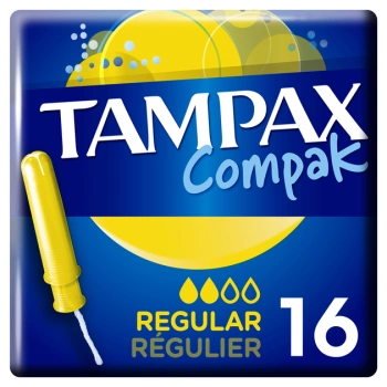 Tampax Compak Regular z aplikatorem 16 szt.