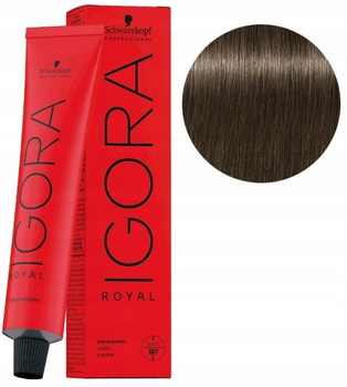 Schwarzkopf Farba Igora Royal 60ml  5-0 60ml JASNY BRĄZ NATURALNY