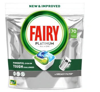 Fairy Platinium All In One Kapsułki do zmywarki 70 szt