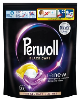 Perwoll Renew Caps Black Kapsułki do Ciemnego Prania 23 szt