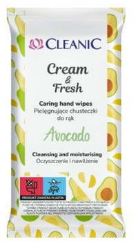 Cleanic Chusteczki do rąk Cream&Fresh 15 szt