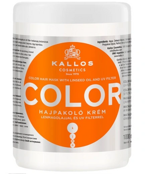 Kallos Color Linseed Oil UV Filter Mask 1000 ml