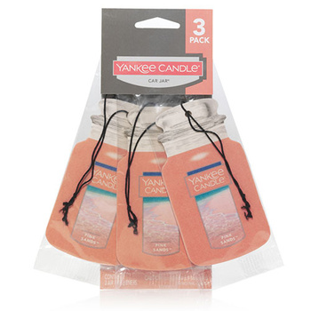 Yankee Candle Car Jar 3 Pack Pink Sands