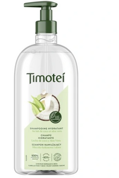 Timotei Szampon 750 ml Nawilżający z Mleczkiem Kokosowym i Aloesem