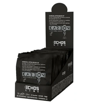 ECHOSLINE Karbon 9 Charcoal Rozjaśniacz 24x35 g
