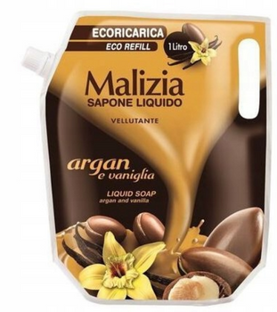 Malizia Mydło w płynie Argan i Wanilia ZAPAS 1 L