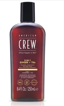 American Crew 3 in 1 Ginger + Tea Gel  250 ml