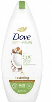 Dove Care By Nature Żel pod prysznic Restoring Coconut  225 ml