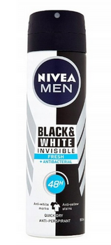 Nivea Black & White Invisible Fresh Antyperspirant w Sprayu 150 ml