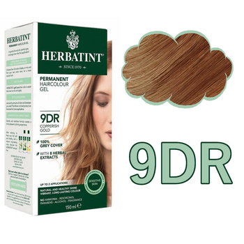 Herbatint Farba 9DR Miedziany Złoty Blond 150 ml