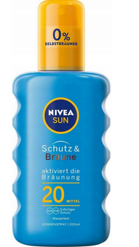 Nivea Sun Protect SPF20 Spray Do Opalania 200 ml