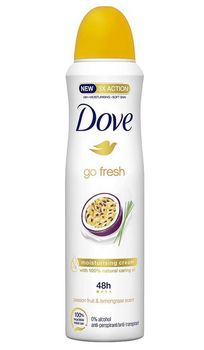 Dove Woman Go Fresh Passion Fruit Lemongrass Scent  Antyperspirant w aerozolu 200 ml