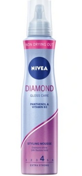 Nivea Diamond Gloss Care Pianka do włosów 150 ml