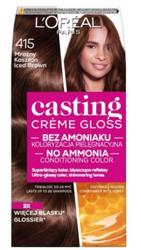 L'Oreal Paris Casting Creme Gloss Farba do włosów  415 Mroźny Kasztan