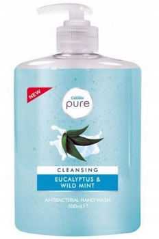 Cussons Pure Mydło antybakteryjne z dozownikiem Eukaliptus i Dzika Mięta 500 ml