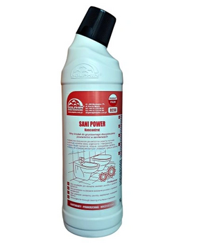 Dolphin Sani Power 1 L  Silny Preparat do Usuwania nalotów, Rdzy,kamienia